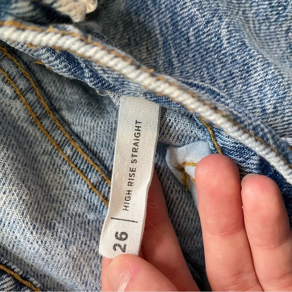 High Rise Straight Jeans - Picture 6 of 6